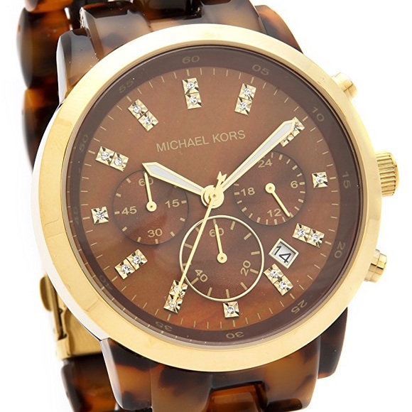 Michael Kors Tortoise Watch - Picture 1 of 3